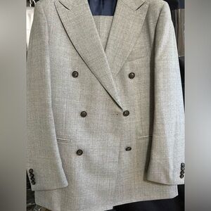 Suitsupply 40R grey DB all season suit
